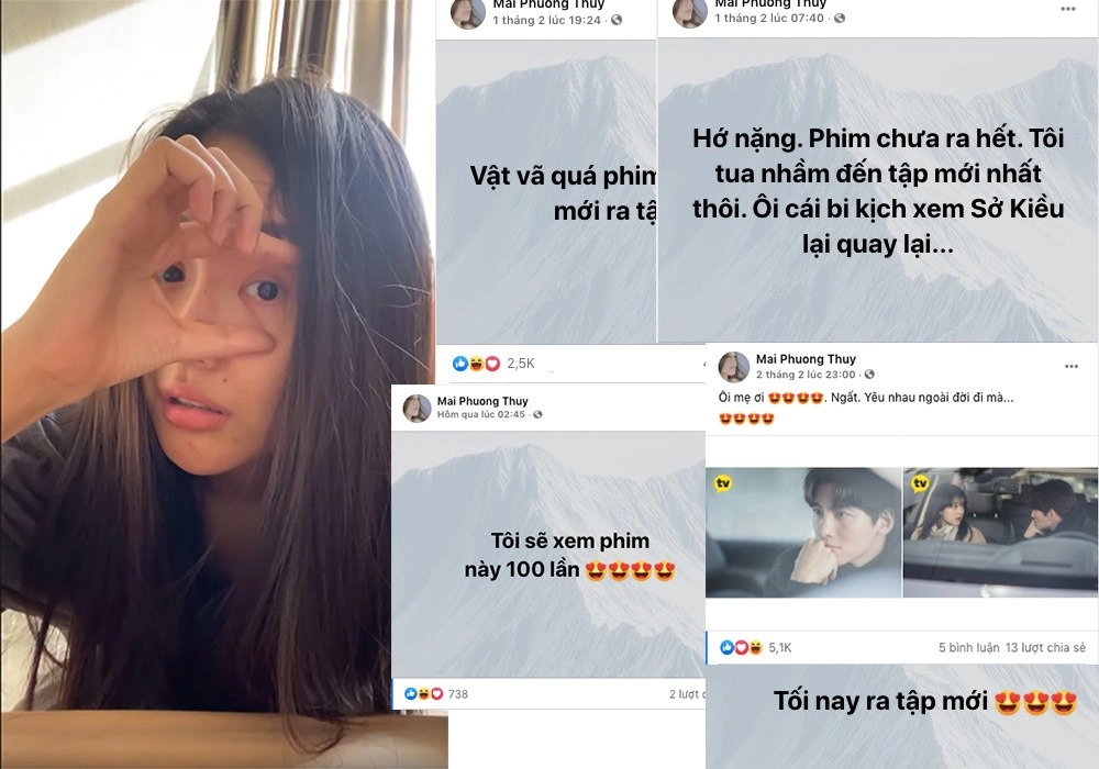 Ôm đầu hối hận vì để mặt mộc mai phương thuý lại nhận cơn mưa thả tim khen ngợi - 2