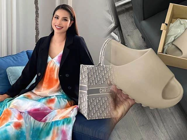 Phạm hương mặc một chiếc quần từ mỹ về đến việt namđổi cách phối vẫn đẹp ngời ngời - 10