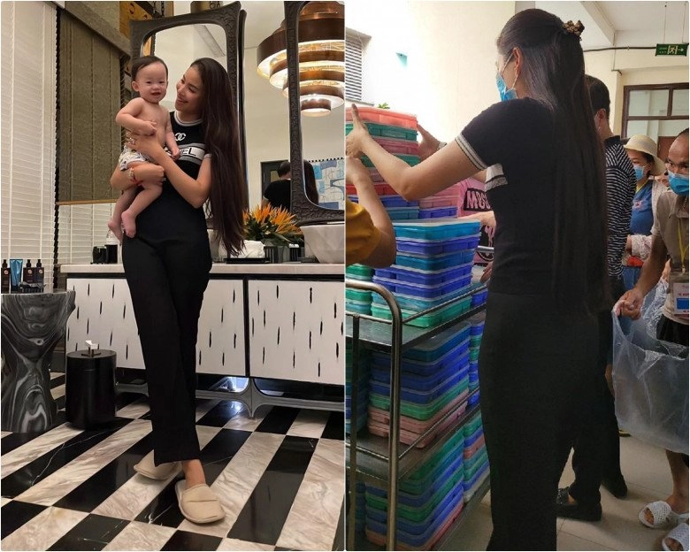 Phạm hương trồi sụt phong cách khi về việt nam tận dụng đồ cũ còn để hở miếng lót ngực - 9