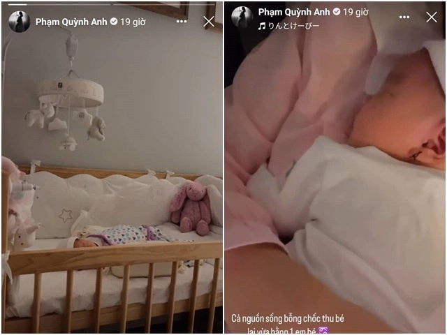 Phạm quỳnh anh khoe con gái mới sinh xinh xắn thừa nhận bé có điểm giống y đúc bố - 10
