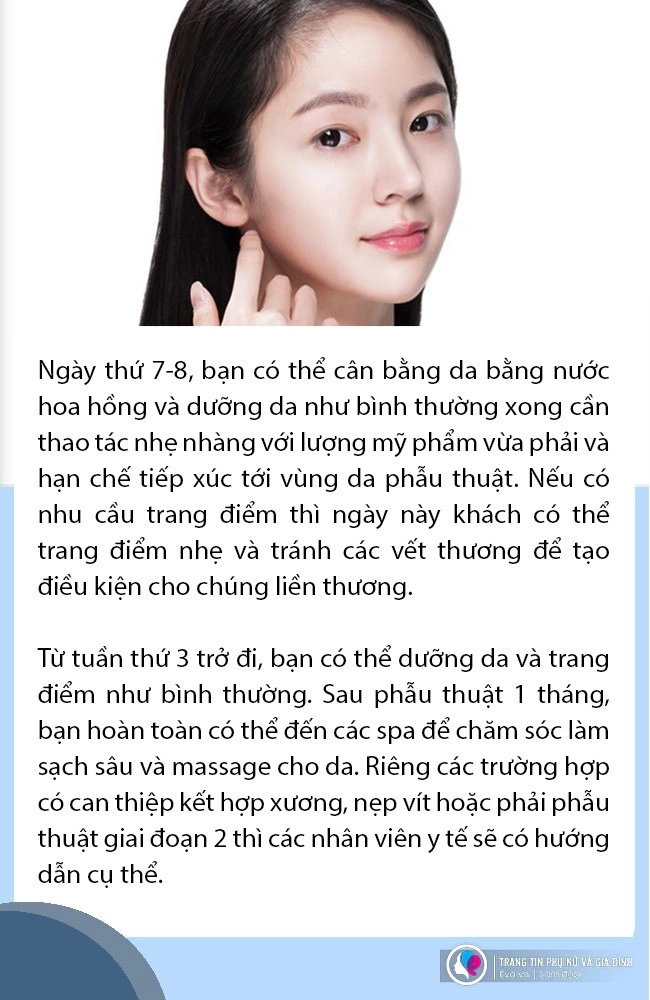 Phẫu thuật vùng mặt xong cần chăm sóc da và trang điểm thế nào để vừa xinh mà vẫn khoẻ - 7