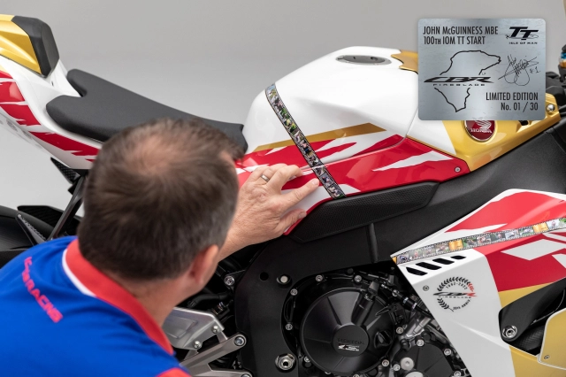 Phiên bản giới hạn honda cbr1000rr-r fireblade sp 100th tt start replica trình làng - 3