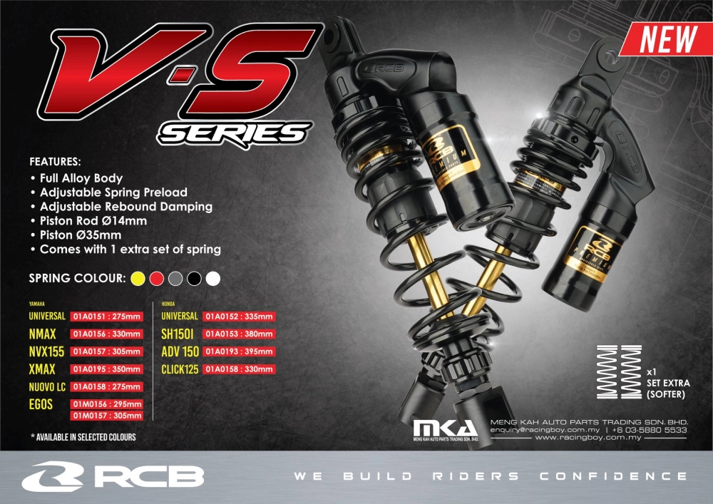 Phuộc racingboy mẫu v-s series có cả phiên bản dành cho jupiter và sirius - 3