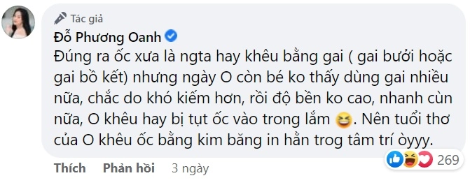 Phương oanh khoe mâm ốc quê làm dàn sao và fan khoái chảy nước miếng cả tuổi thơ dội về - 3