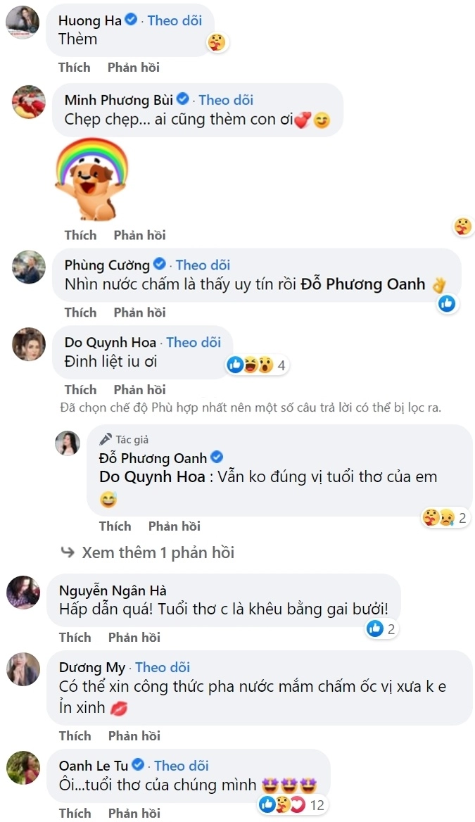 Phương oanh khoe mâm ốc quê làm dàn sao và fan khoái chảy nước miếng cả tuổi thơ dội về - 4