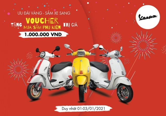 Piaggio việt nam tung ưu đãi với giá trị lên đến 18 triệu đồng - 1