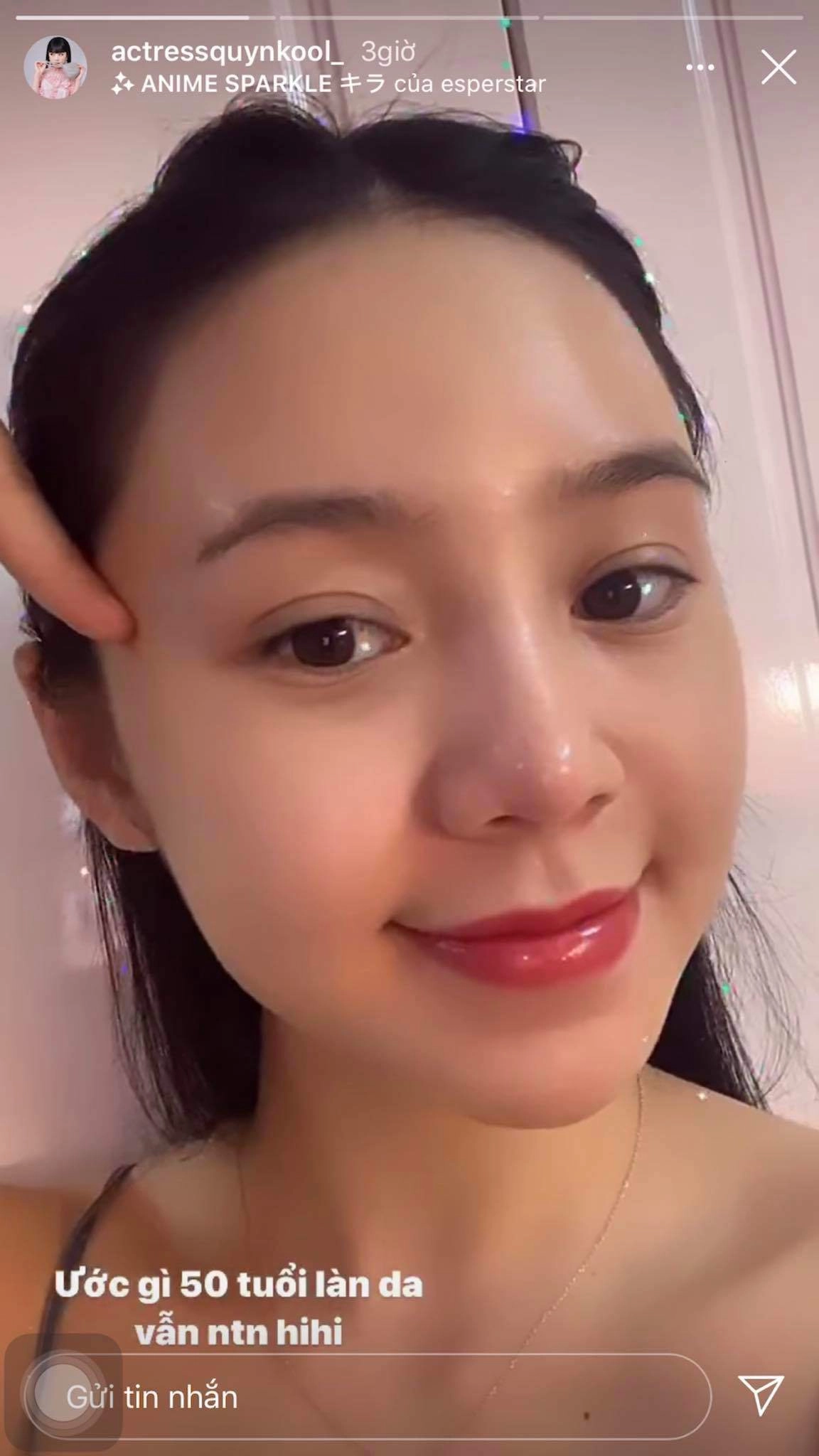 Quỳnh kool ra ngoài trét 7749 lớp make-up nhưng khi để mặt mộc ai cũng ngưỡng mộ - 8