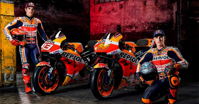 Ra mắt đội đua repsol honda team 2021 với át chủ bài marc marquez và pol espargaro - 1