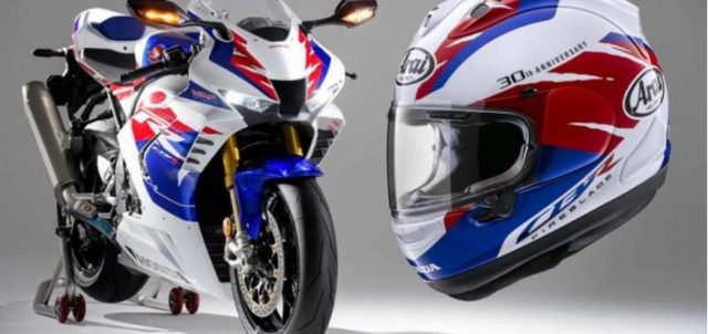 Ra mắt phiên bản kỉ niệm arai rx7-x honda cbr 30th anniversary edition - 1