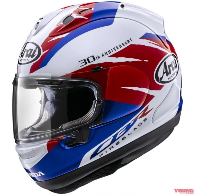 Ra mắt phiên bản kỉ niệm arai rx7-x honda cbr 30th anniversary edition - 2