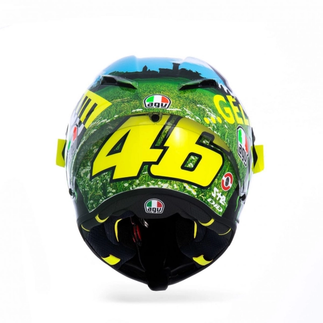 Ra mắt phiên bản mũ bảo hiểm độc quyền dành cho valentino rossi 2021 - 5