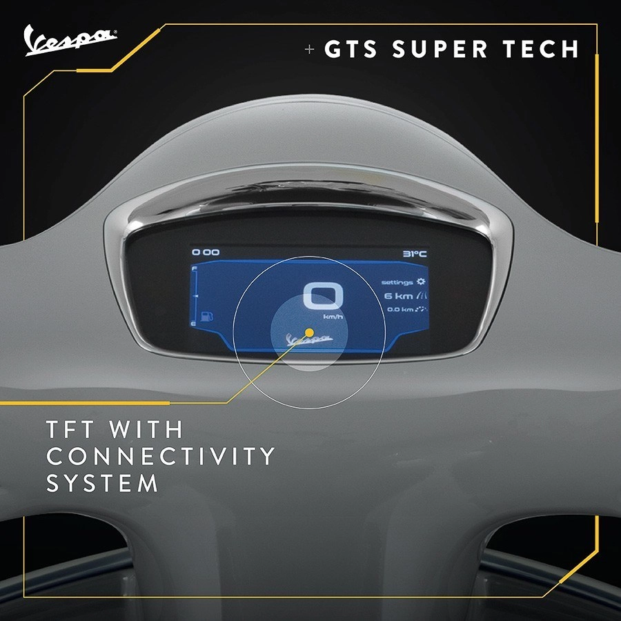 Ra mắt vespa gts super tech 300 abs đi kèm công nghệ mới và mạnh hơn 12 - 6