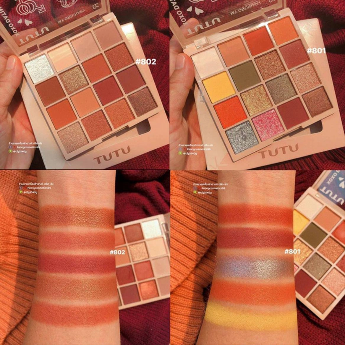 Review bảng phấn mắt nội địa trung hot hit có bảng giá chưa đến 80k - 3