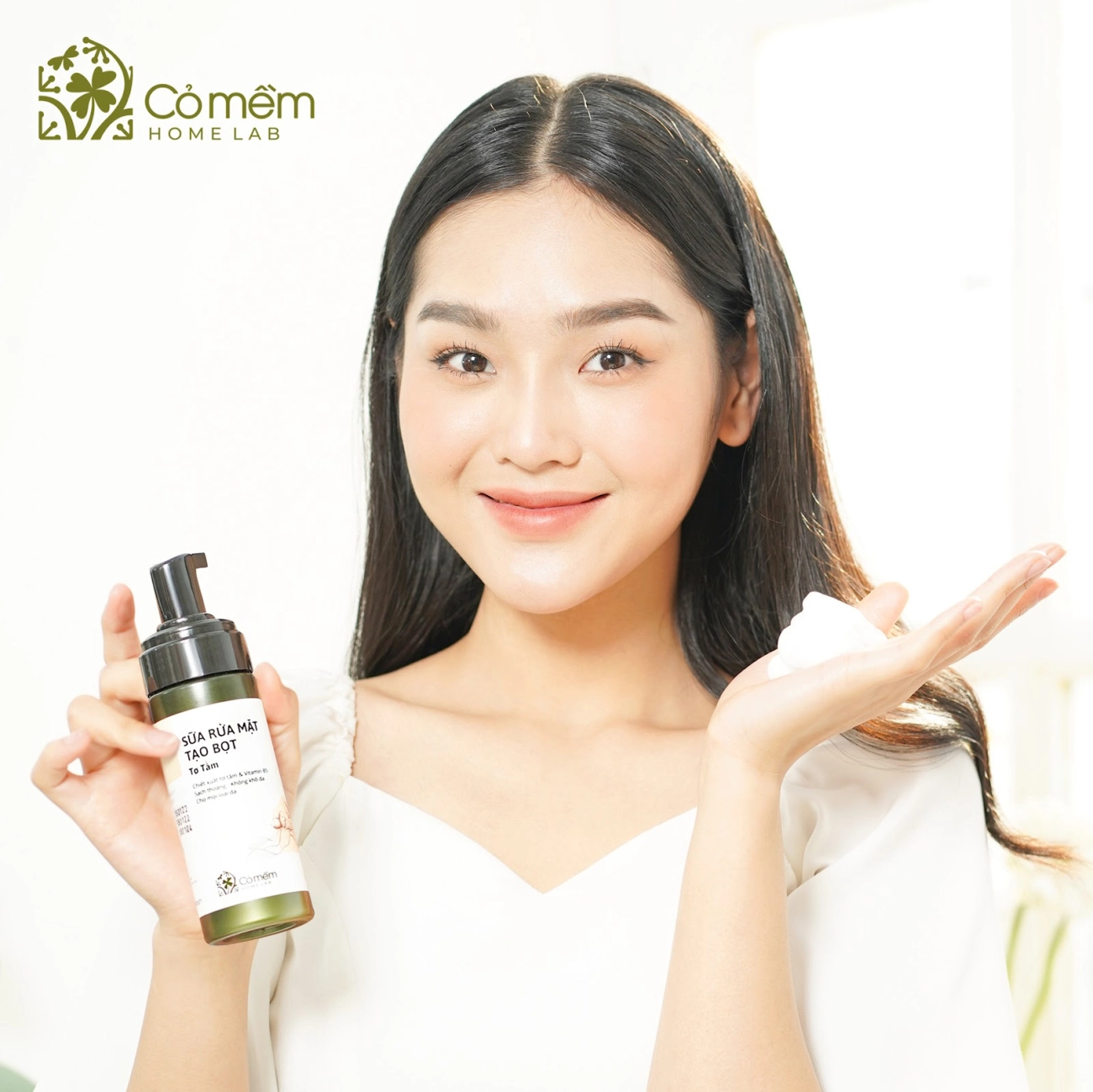 Review bộ chăm sóc da tơ tằm của cỏ mềm tối giản - dịu nhẹ - cho da mướt mịn - 8