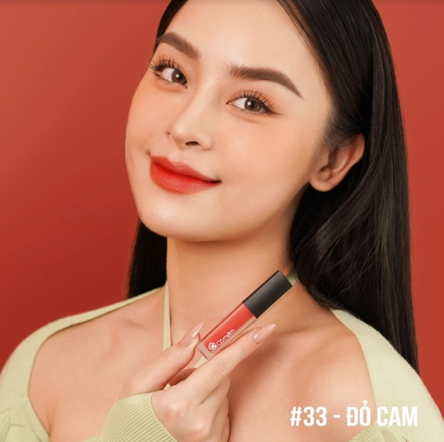 Review son kem nhung không silicon mới ra mắt của cỏ mềm lì mượt bám lâu màu thời thượng - 7