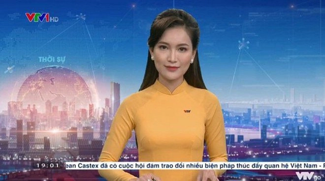 Rời váy áo công sở btv xinh đẹp của vtv mặc gợi cảm khoe vóc dáng cuốn hút - 1