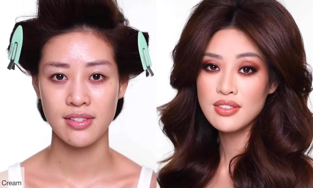 Sắc nước hương trời nhưng không hợp make-up khánh vân lương thùy linh đều bị dừ - 3