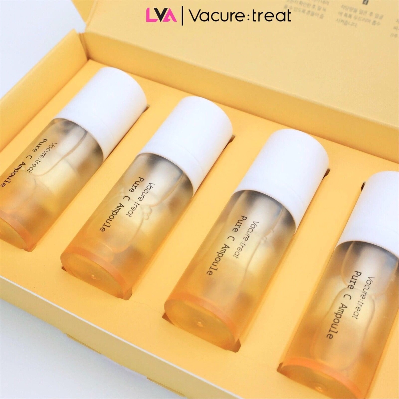 Sản phẩm dưỡng sáng làm bật tông da vacuretreat pure c ampoule - 1