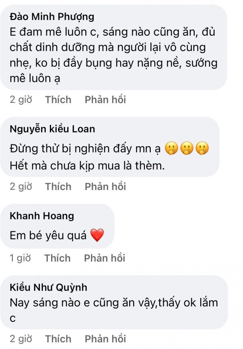 Sáng nào hồ ngọc hà cũng cho con ăn hạt với sữa chua cđm bình luận ăn phở xôi bún vẫn hơn - 3