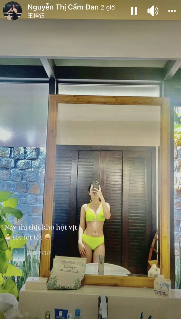 Sao việt khoe dáng sau tết lệ quyên giữ vững phong độ cẩm đan mướt mát với bikini - 3