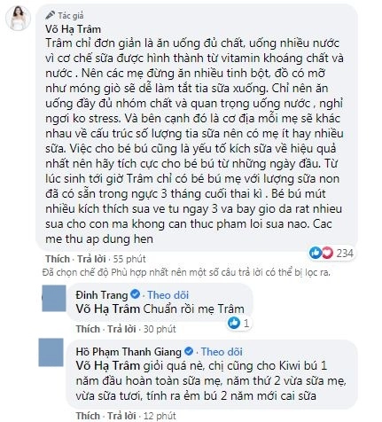 Sau 4 ngày sinh con cho chồng ấn độ võ hạ trâm sung sướng vì sữa tràn bờ đê - 2