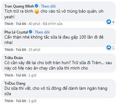 Sau 4 ngày sinh con cho chồng ấn độ võ hạ trâm sung sướng vì sữa tràn bờ đê - 3