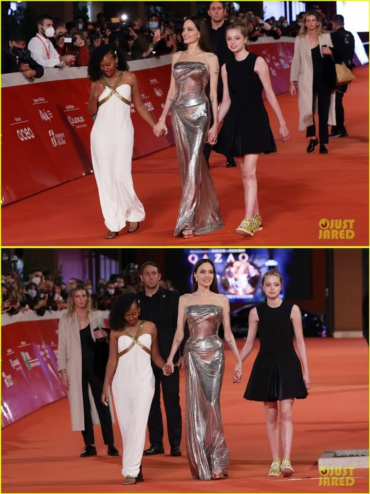 Sau 8 năm làm lại ngực angelina jolie sải bước thảm đỏ câu chuyện đằng sau gây xúc động - 1