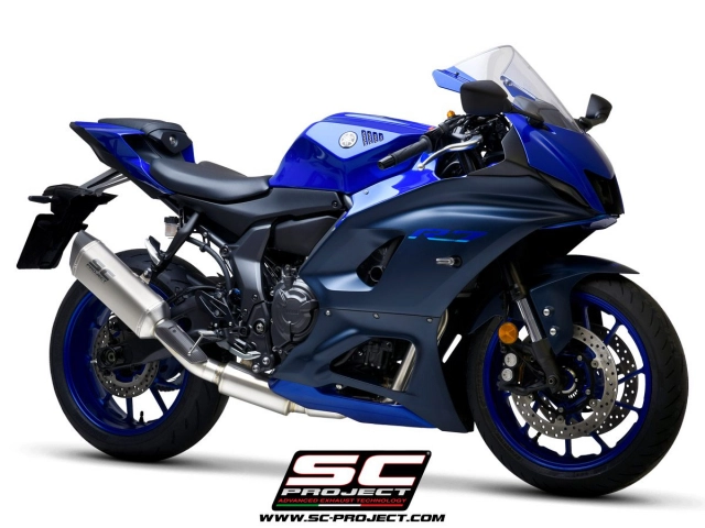 Sc-project ra mắt ống xả fullsystem dành cho yamaha r7 - 2