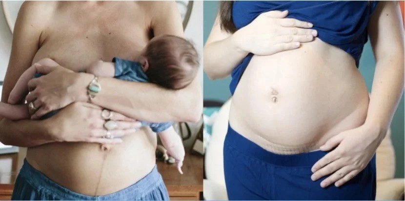 Sinh đôi con đầu lòng sara lưu thăng hạng nhan sắc nhưng vòng bụng lớn làm ông xã ngơ ngác - 7