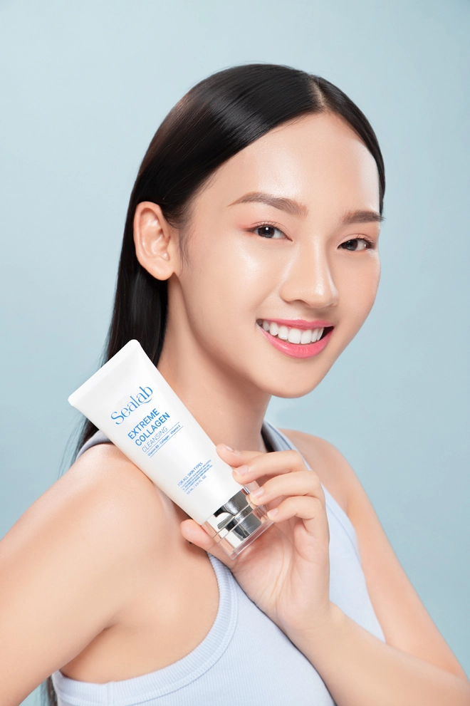 Skincare đúng 4 bước cơ bản với sealab da đang nổi mụn tùm lum cũng láng mịn lỗ chân lông nhỏ xíu sau 2 tuần - 1