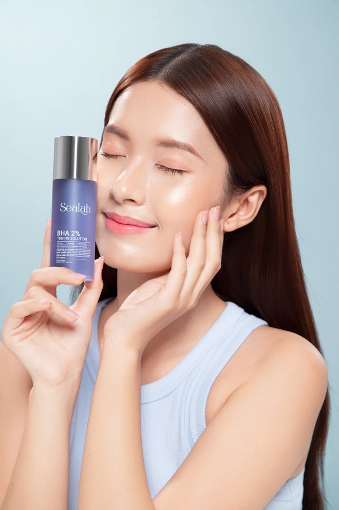 Skincare đúng 4 bước cơ bản với sealab da đang nổi mụn tùm lum cũng láng mịn lỗ chân lông nhỏ xíu sau 2 tuần - 2