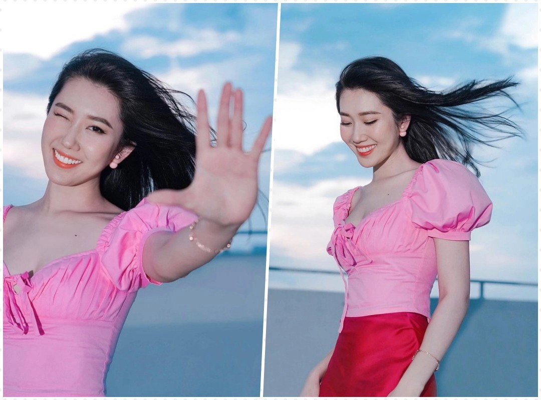So găng màn đụng hàng gợi cảm lương thuỳ linh thuý ngân lả lơi quai váy - 9
