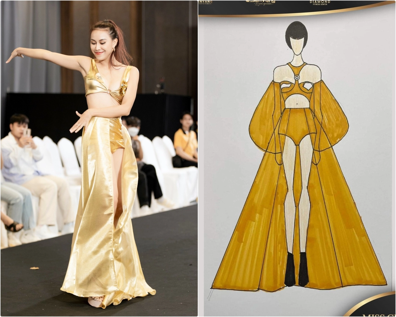 Sơ khảo miss grand vietnam bản sao phạm hương bung skill catwalk học trò kỳ duyên nện sàn tội nghiệp - 10