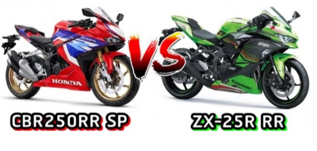 So sánh thông số kỹ thuật của cbr250rr sp 2023 và zx-25r 2023 - 1