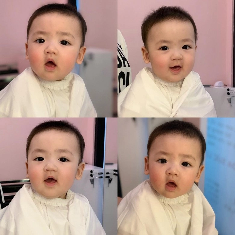 soái ca 3 tuổi nhà á hậu tú anh đẹp trai hơn bố mẹ tích cực cho đi tút tát - 18