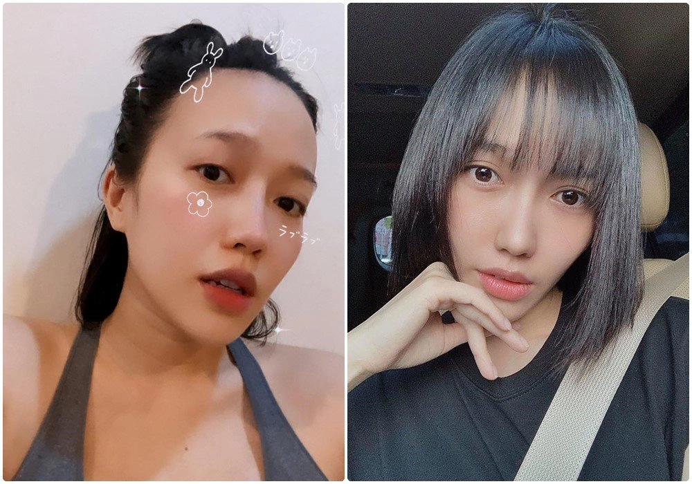 Soi khoảnh khắc sao việt vén tóc người mặt bánh bao trán su hào người để rơi nọng cằm - 7