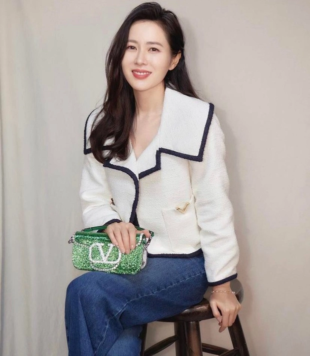 Son ye jin xuất hiện sau thông báo bầu bí ăn vận đắt đỏ giữ khư khư báu vật trước bụng - 1