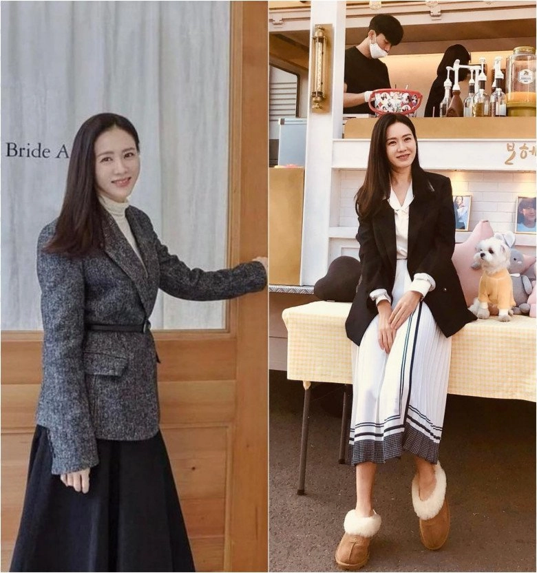 Son ye jin xuất hiện sau thông báo bầu bí ăn vận đắt đỏ giữ khư khư báu vật trước bụng - 5