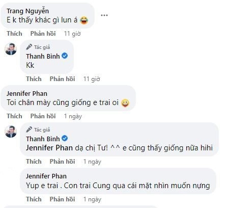 Sống với mẹ con trai ngọc lan thanh bình càng lớn càng giống bố từ mắt mũi đến miệng - 2