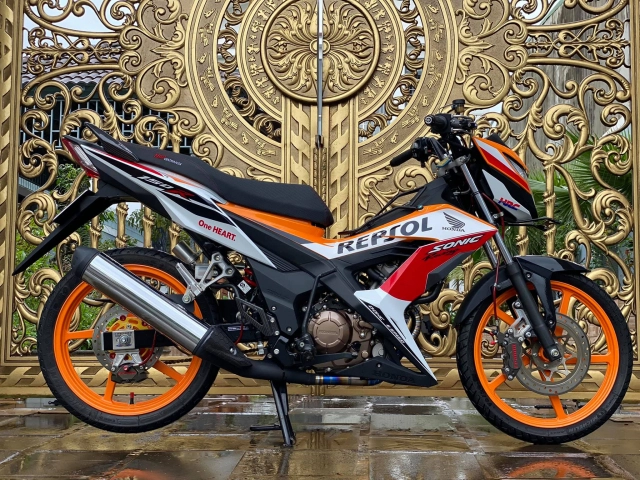 Sonic 150 bản repsol nâng cấp dàn phanh billet cực đỉnh - 1