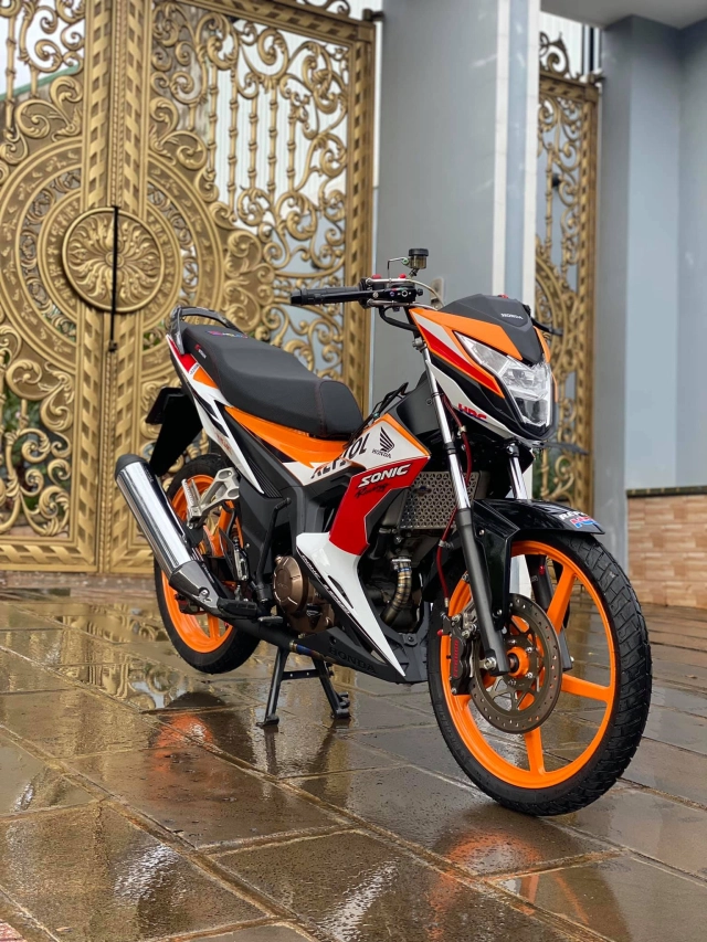 Sonic 150 bản repsol nâng cấp dàn phanh billet cực đỉnh - 3