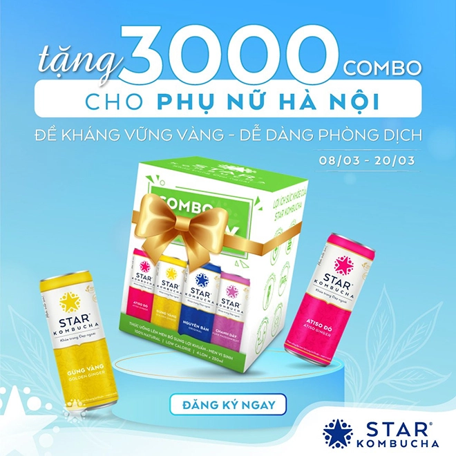 Star kombucha tặng 3000 phần quà cho phụ nữ hà nội - 1