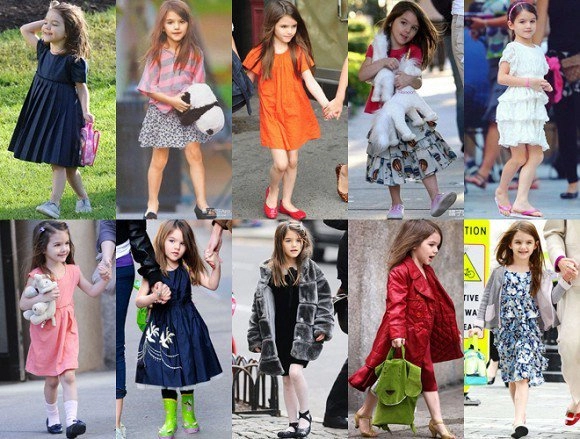 Suri cruise 15 tuổi cao 1m7 chăm mặc đồ gợi cảm khoe eo thon chân dài giống mẹ - 11