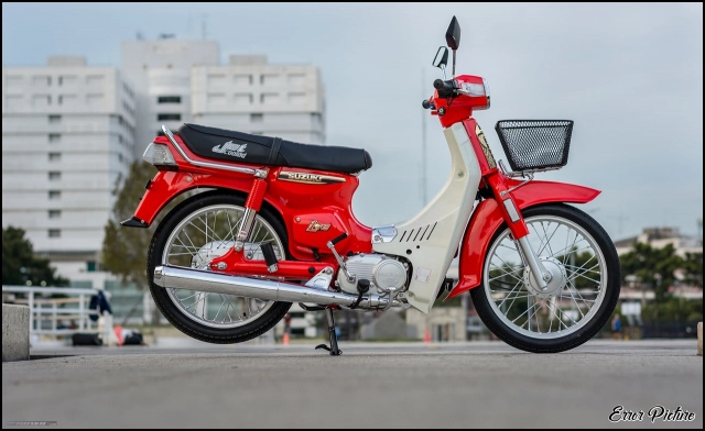Suzuki bravo rc100 - mẫu xe quyến rũ từ thanh niên đến người già - 12