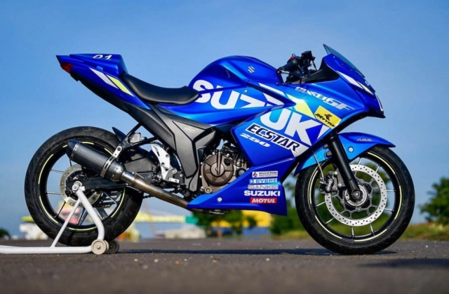 Suzuki gixxer 250 sf motogp 2020 chính thức ra mắt với vẻ ngoài ấn tượng - 4