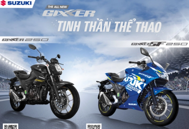 Suzuki gixxer 250 và sf250 chính hãng tại việt nam đã có giá bán - 1