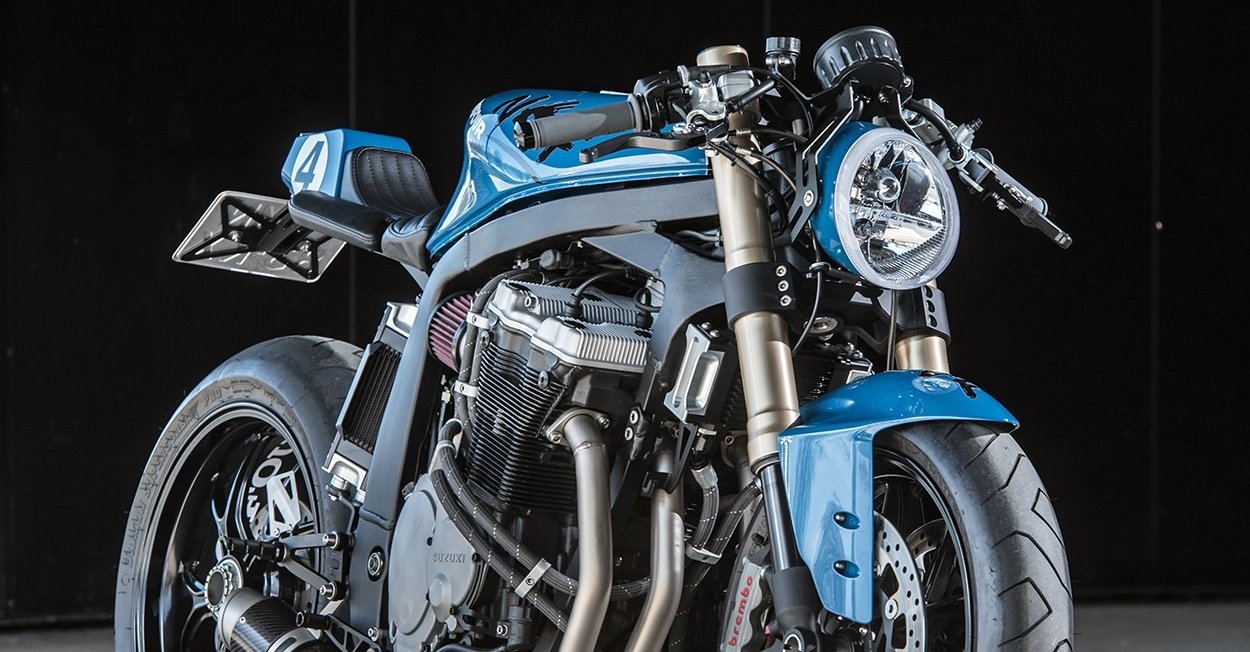 Suzuki gsx-r1100 độ ấn tượng với dàn chân superbike ducati - 1