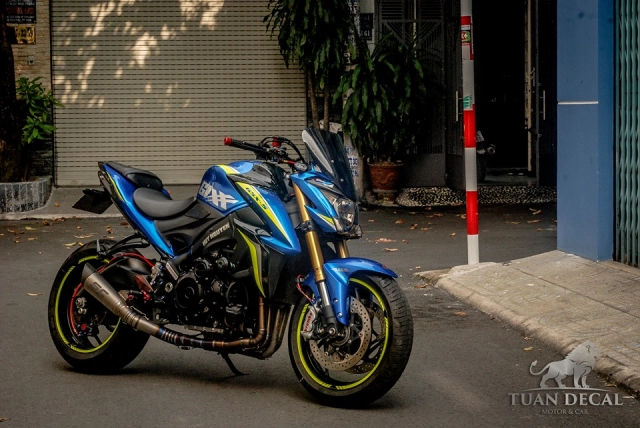 Suzuki gsx-s1000 gao xanh lạnh lùng bên dàn đồ chơi hàng hiệu - 1