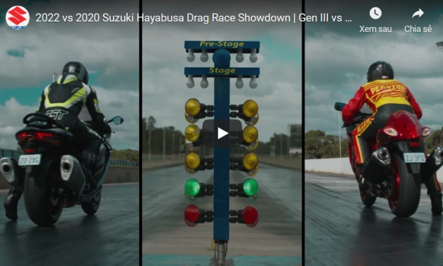 Suzuki hayabusa 2021 có thể đánh bại phiên bản 2020 mạnh mẽ hơn trong cuộc đua drag - 1