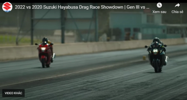 Suzuki hayabusa 2021 có thể đánh bại phiên bản 2020 mạnh mẽ hơn trong cuộc đua drag - 4